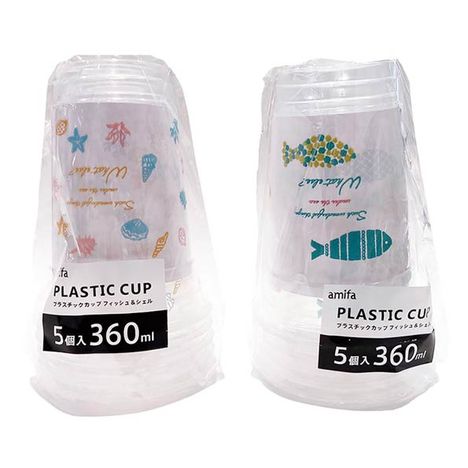 プラスチックカップ 5P フィッシュ
